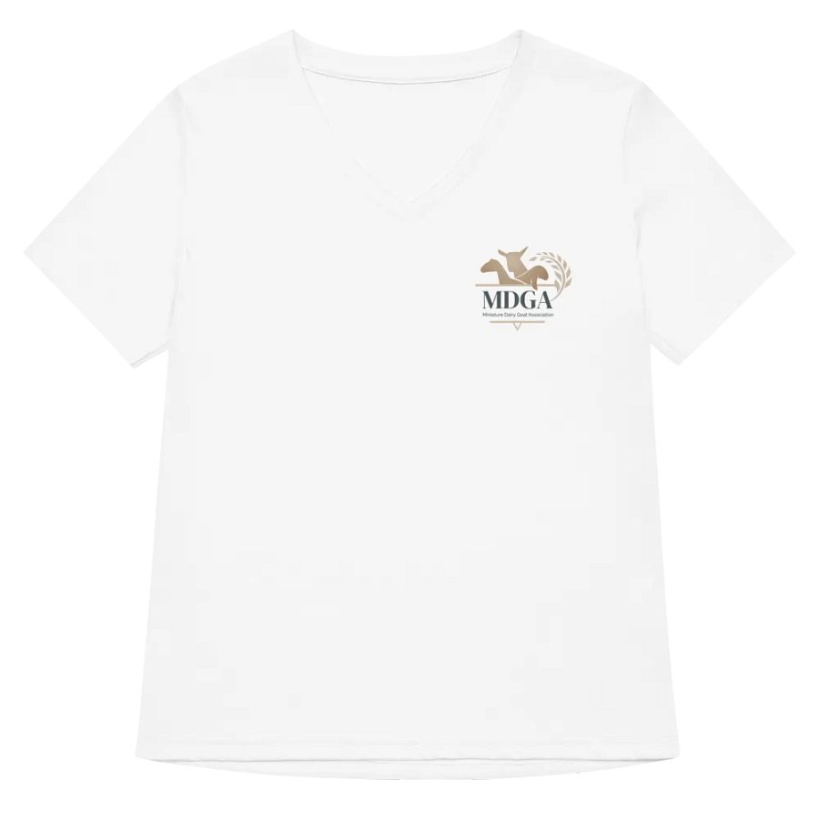 MDGA Color Logo Front - White V-Neck product image (5)