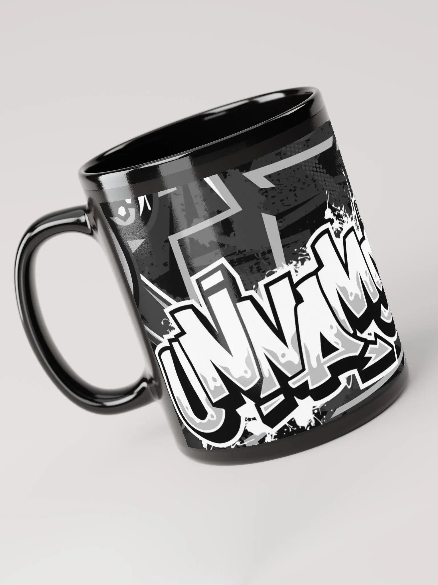 Grey Scale Graffiti Mug product image (6)