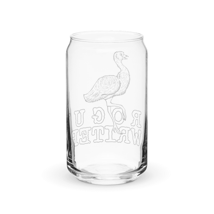 Rogue Writers Can-Shaped Glass product image (6)