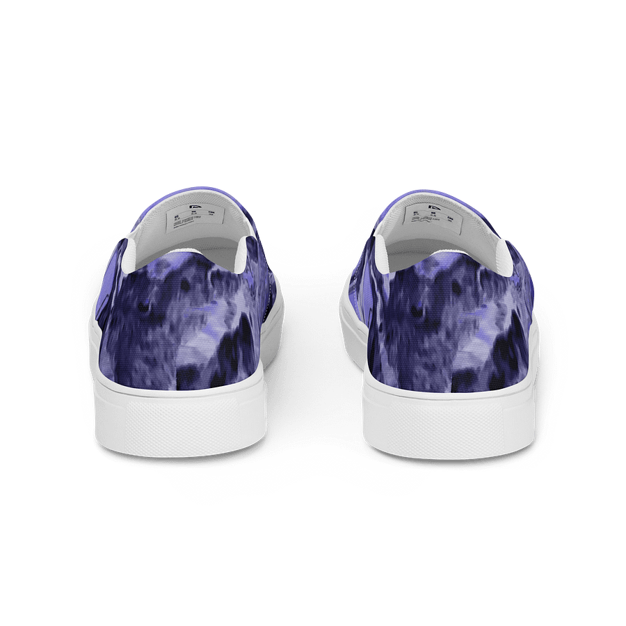 Purple Fluid Art Canvas Shoes product image (4)