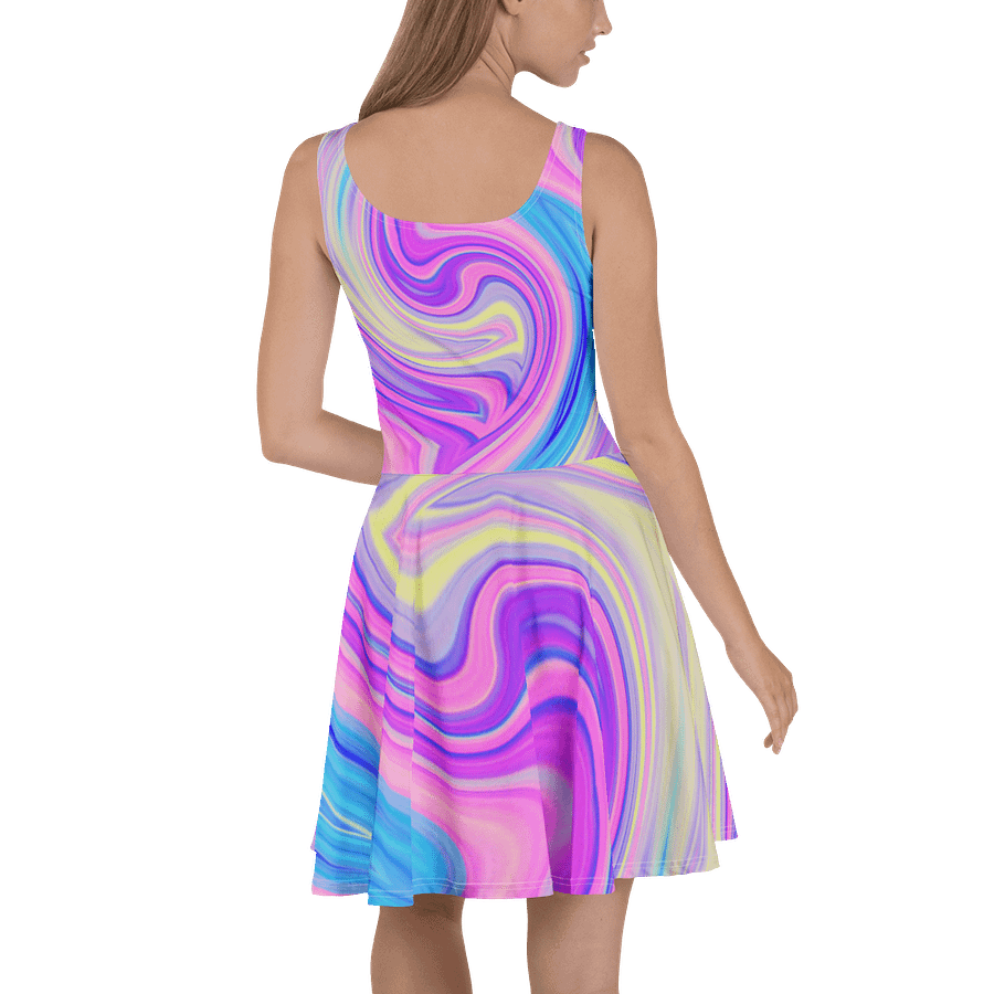 Impressive Waves Skater Dress product image (4)