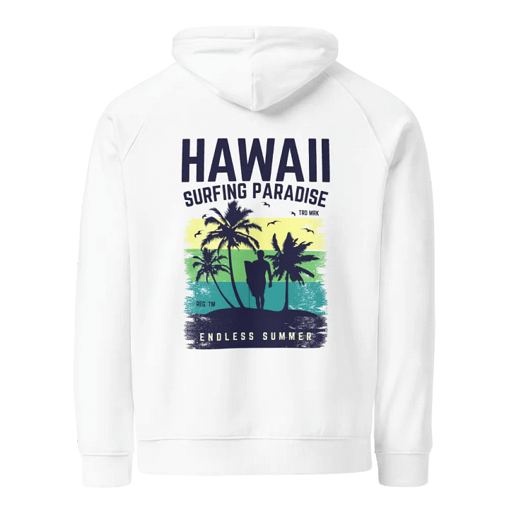 Tropical Sunset Surfing Eco Hoodie product image (5)