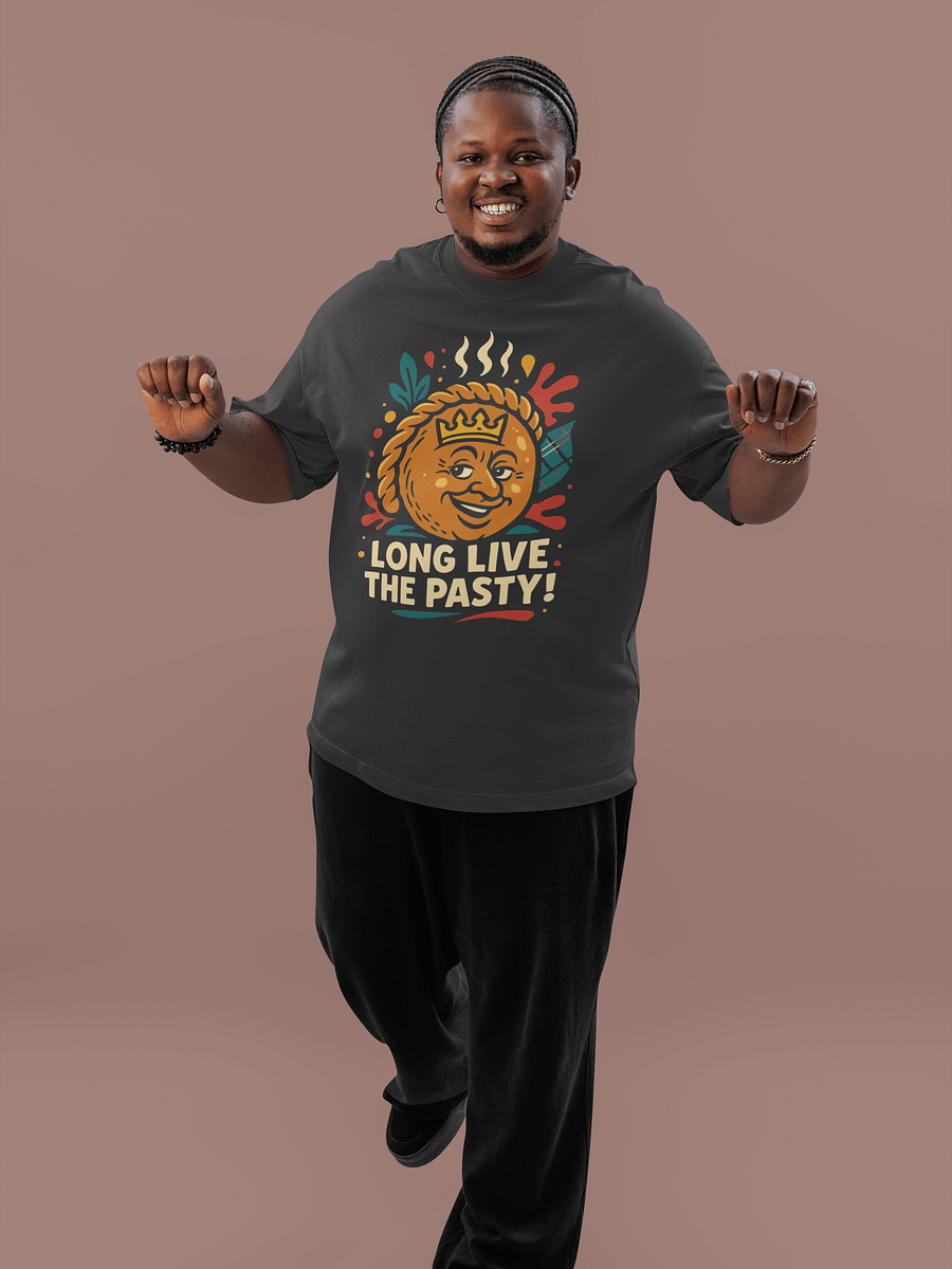 Long Live the Pasty! - Cornwall Oversized Faded T-Shirt product image (11)