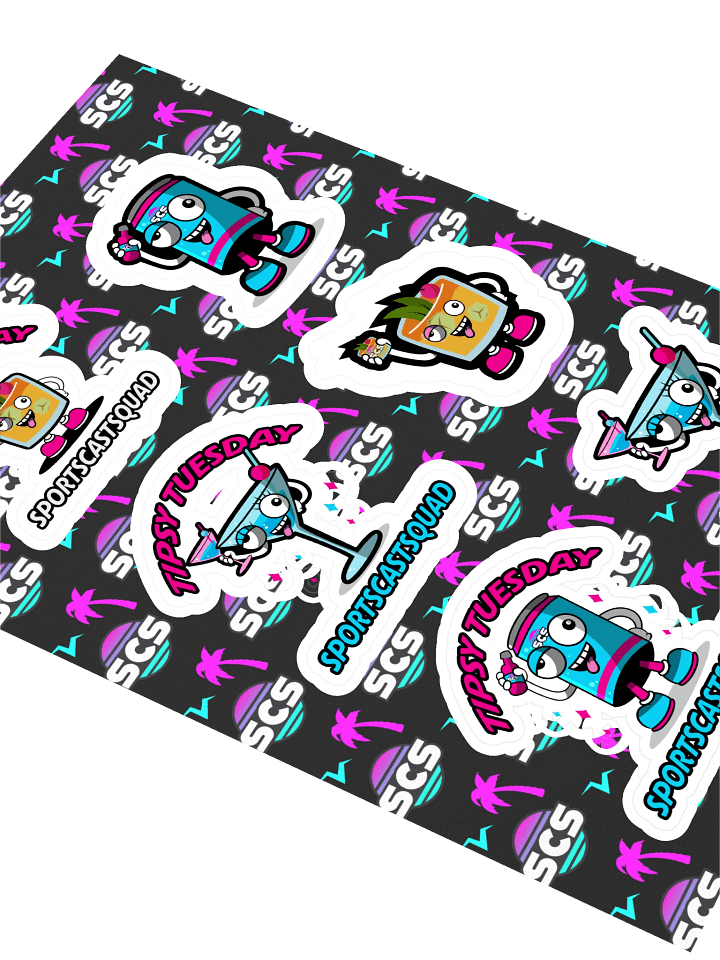 TIPSY TUESDAY STICKER SHEET product image (2)