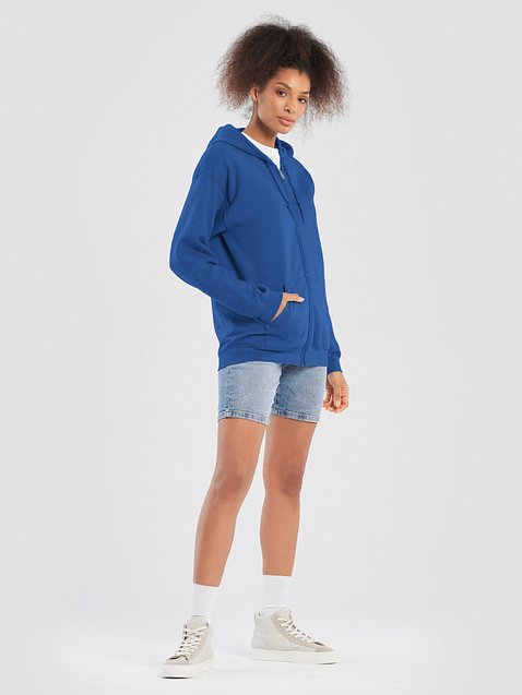 Photo showing Gildan Unisex Heavy Blend Zip Hoodie
