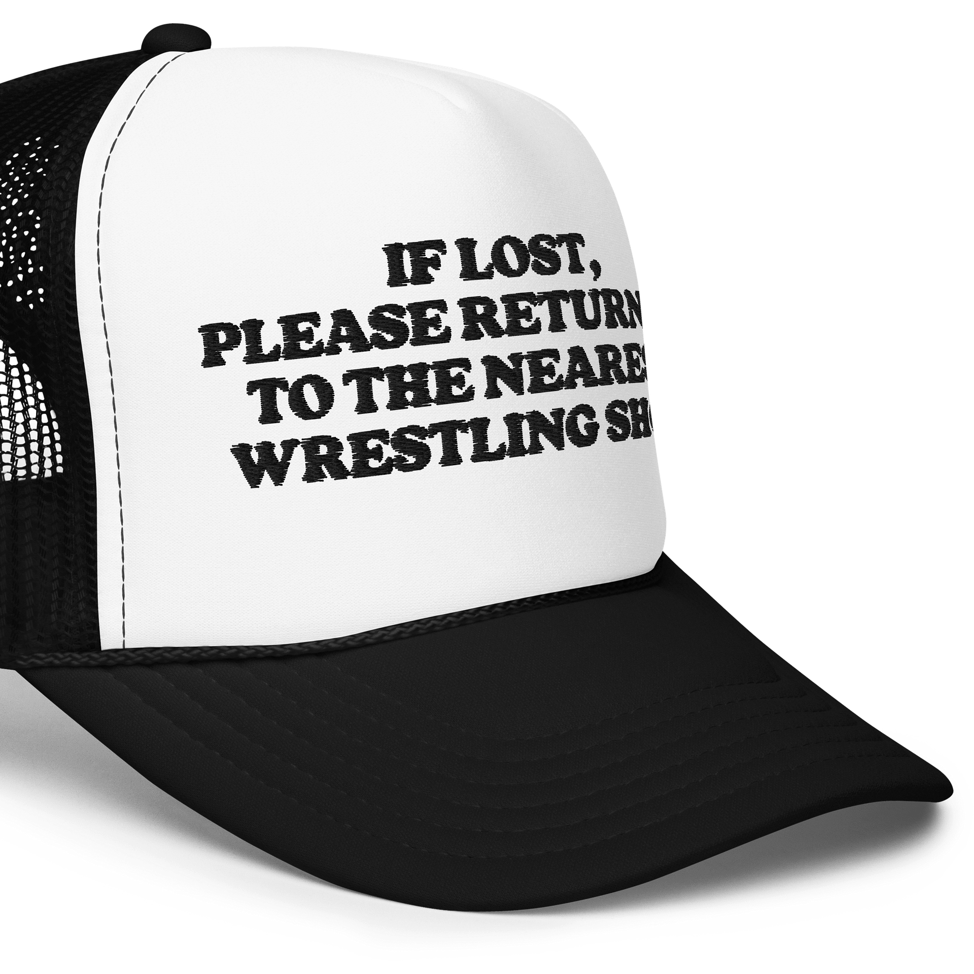 All Roads Lead To Wrestling Embroidered Trucker Hat product image (5)