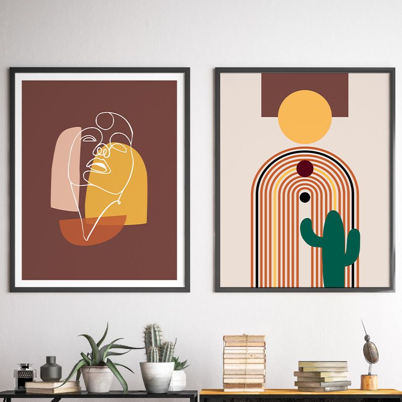 Girl with Birds BOHO Gallery Wall Set of 8 DIGITAL Prints product image (6)
