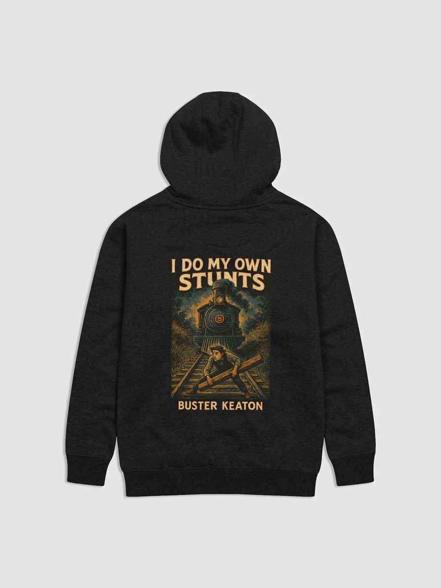 Buster Keaton “I Do My Own Stunts” Premium Hoodie product image (1)
