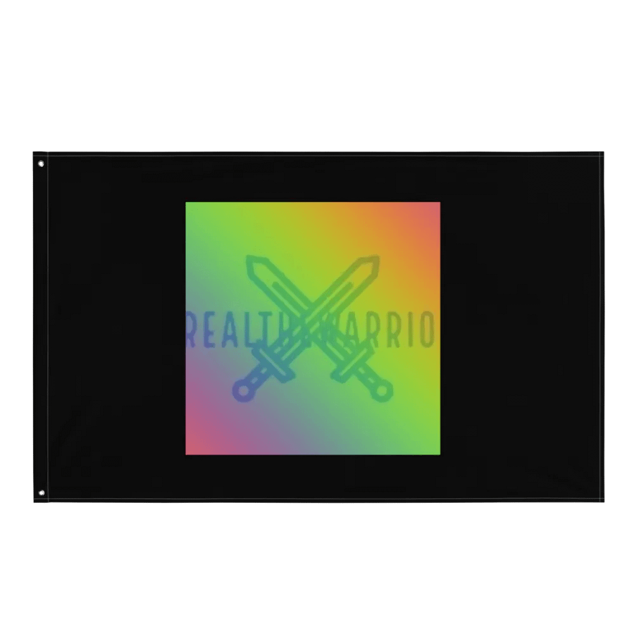 TheRealTheWarrior Classic Logo Wall Flag product image (1)