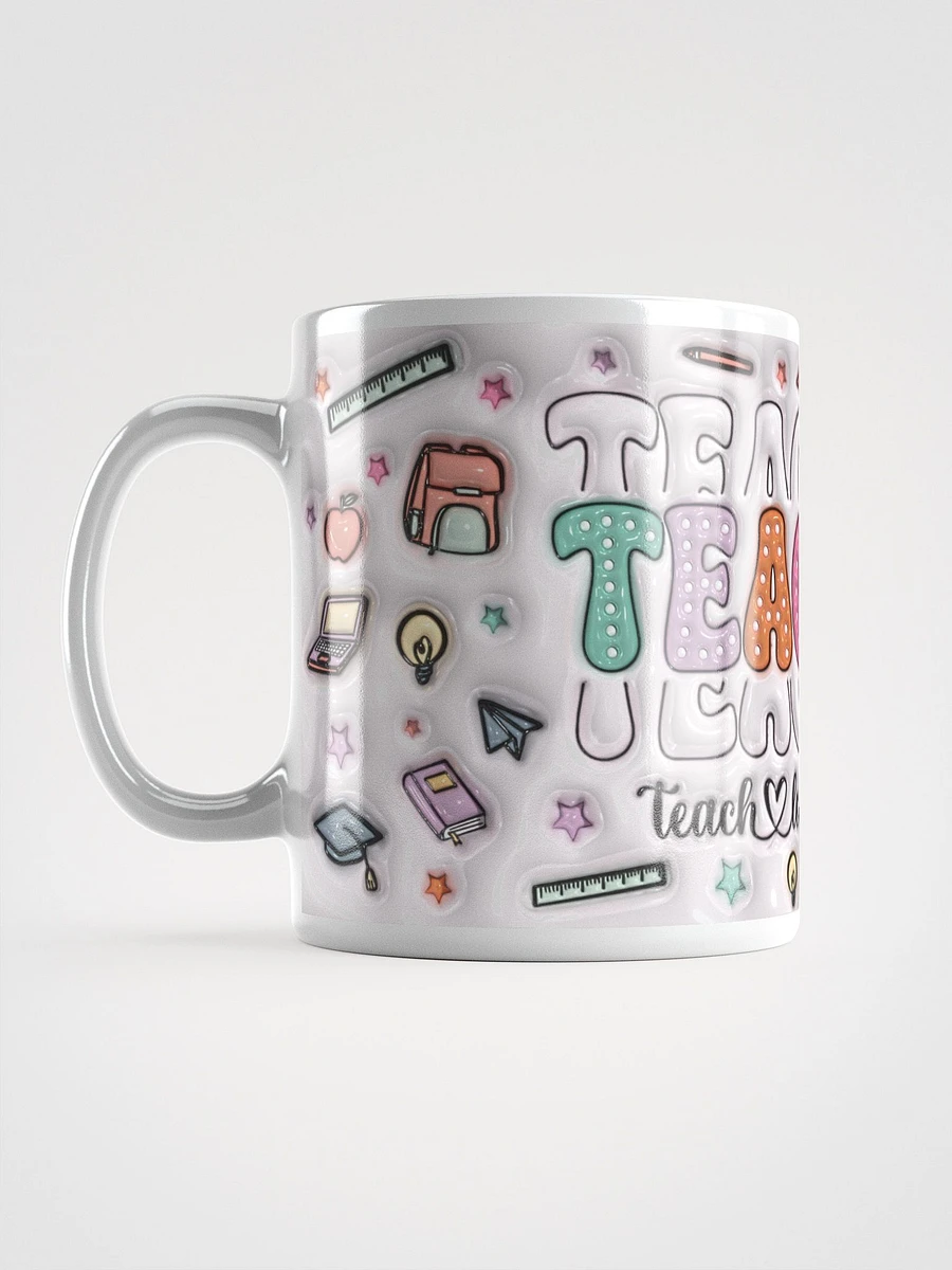 Teach Love Inspire Teacher Inflated Design Mug product image (4)