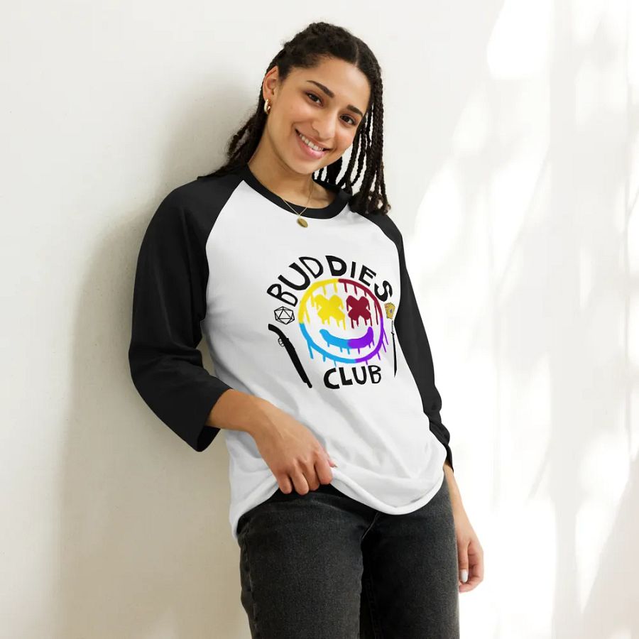 Buddies Club Raglan (Light Mode) product image (10)