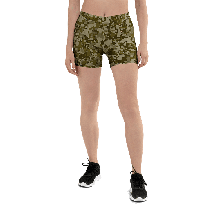 Pixelated Jungle All-Over Shorts product image (1)