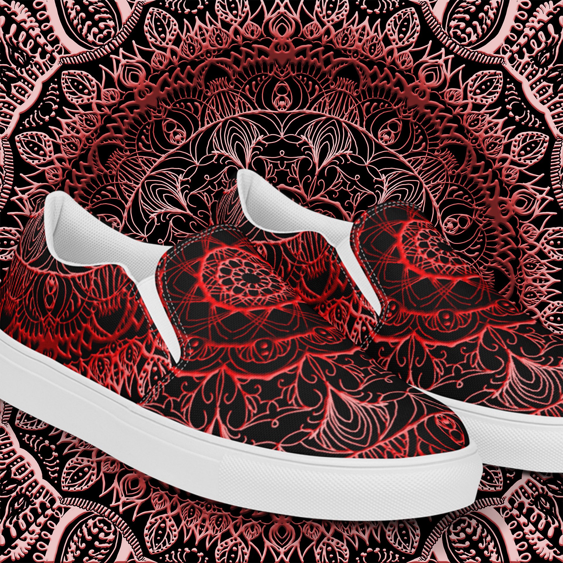 Mandala Harmony Women's Slip-On Shoes product image (1)