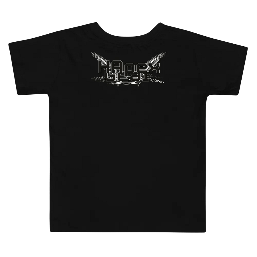 Toddler T-Shirt - Black HApex Gear White Logo product image (2)