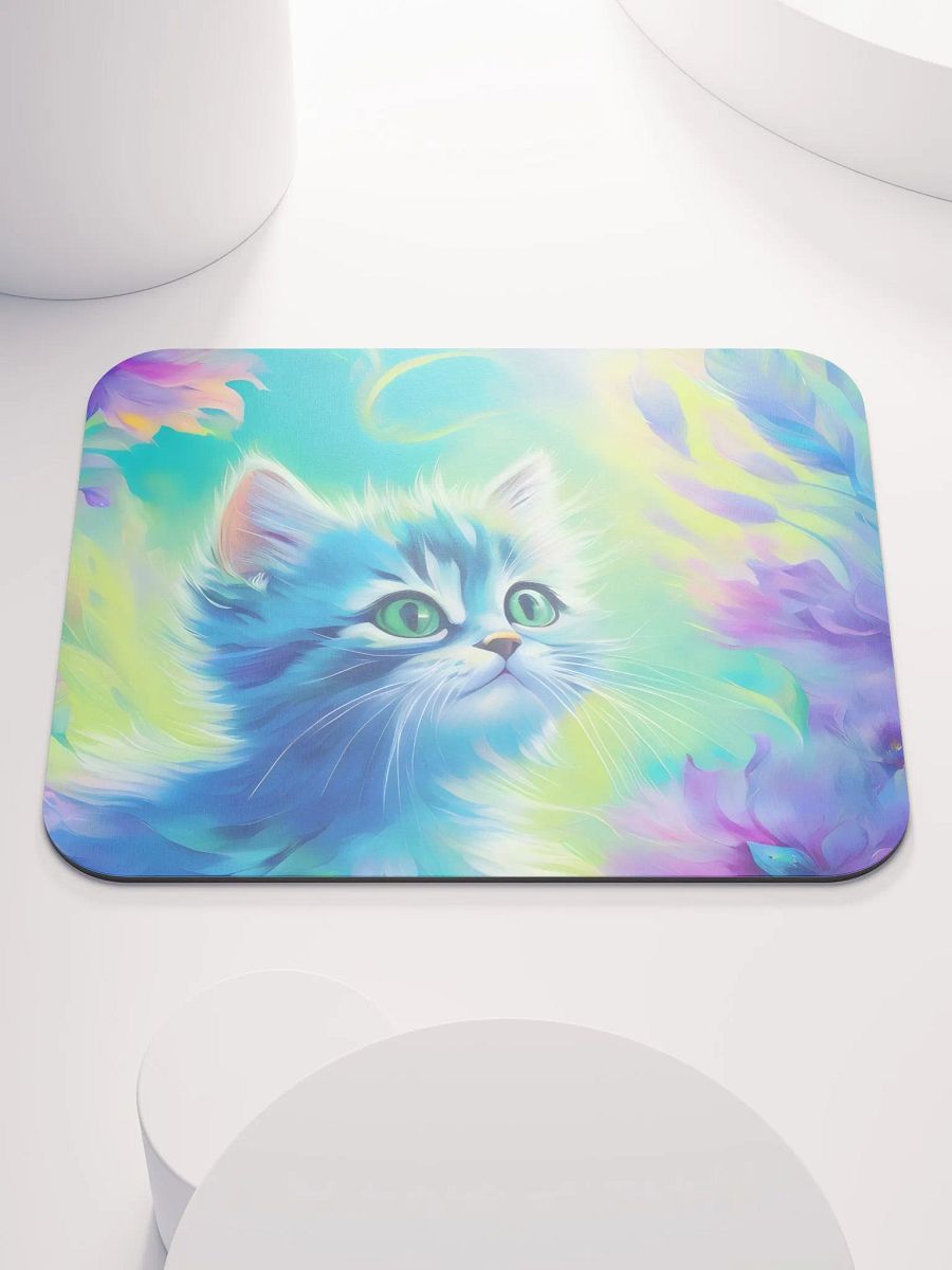 Colorful Kitty Vibes Mouse Pad product image (2)
