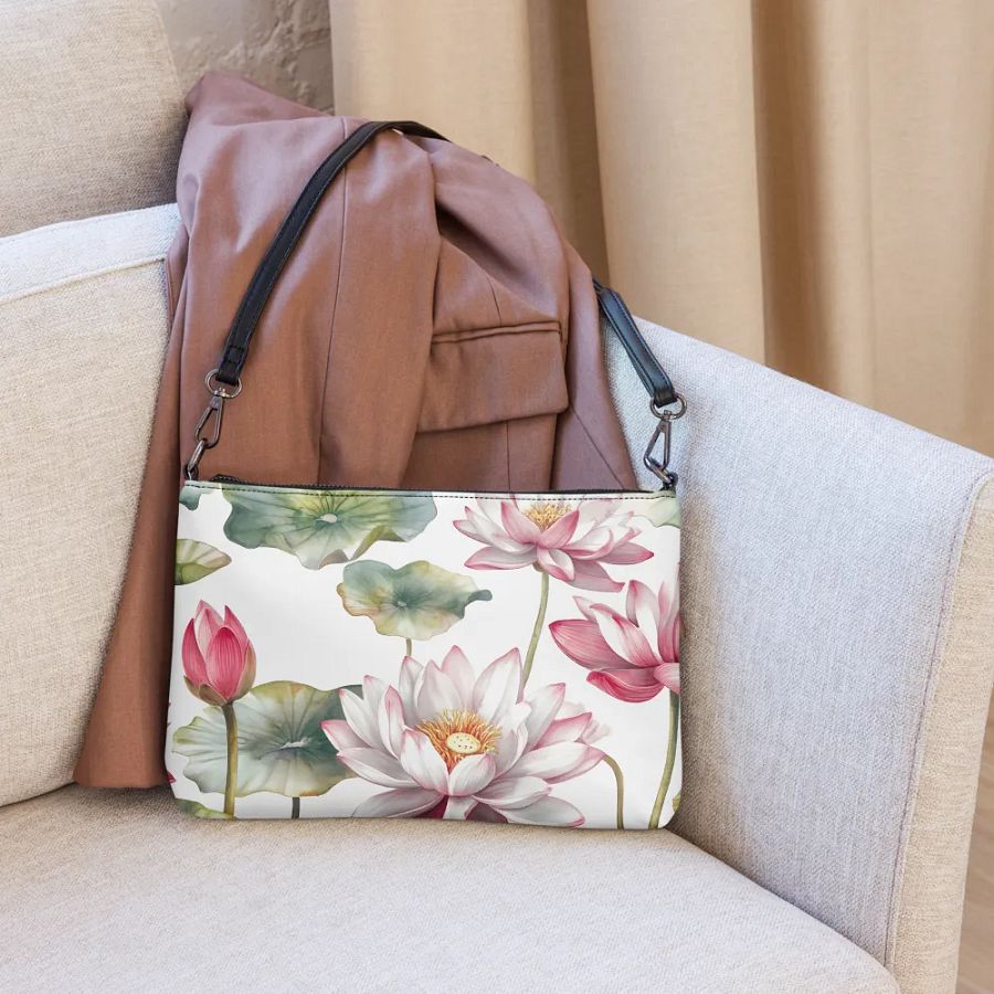 Waterlily Bloom All-Over Crossbody Bag product image (6)