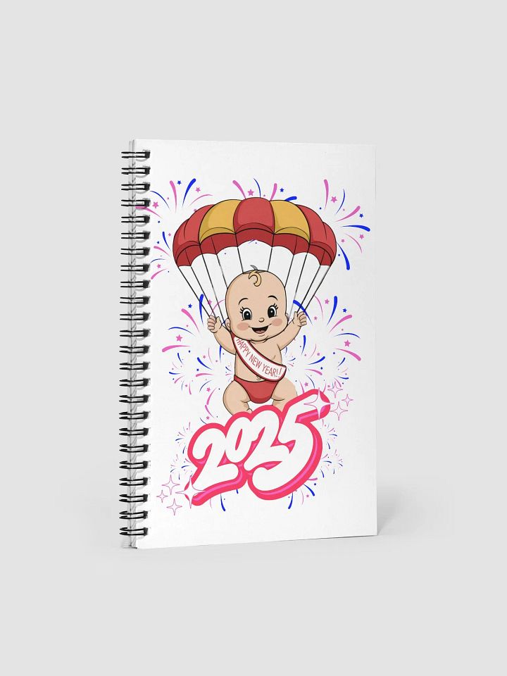 Gliding In 2025 In Style - Baby New Year Notebook product image (1)