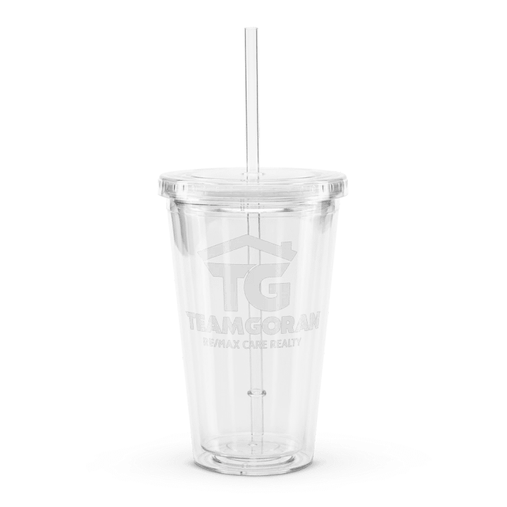 Team Goran Double Wall Clear Plastic Tumbler (16 oz) product image (1)
