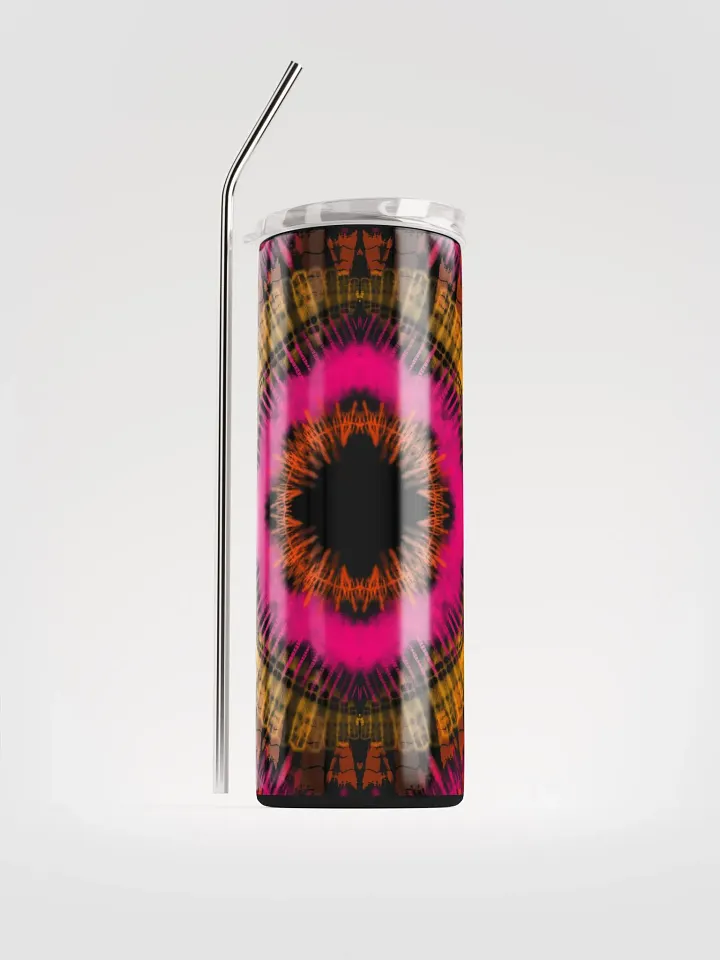 Vibrant Tie Dye Stainless Steel Tumbler: Eco-Friendly Chic for On-the-Go sips product image (1)