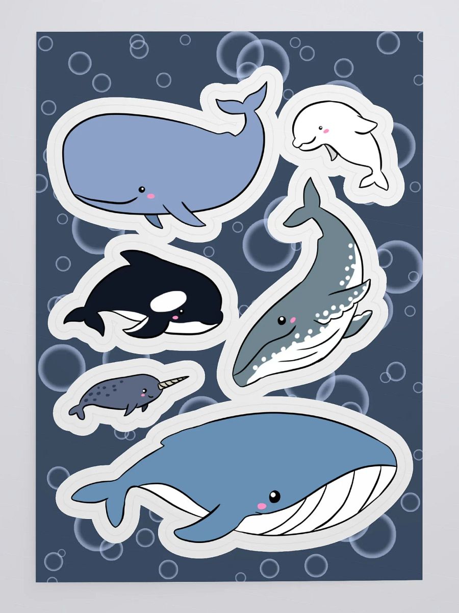 Whales Delight Sticker Sheet product image (4)