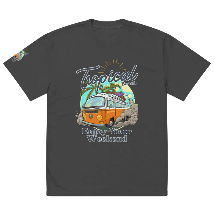 Tropical Beach Weekend Oversized T-Shirt product image (5)