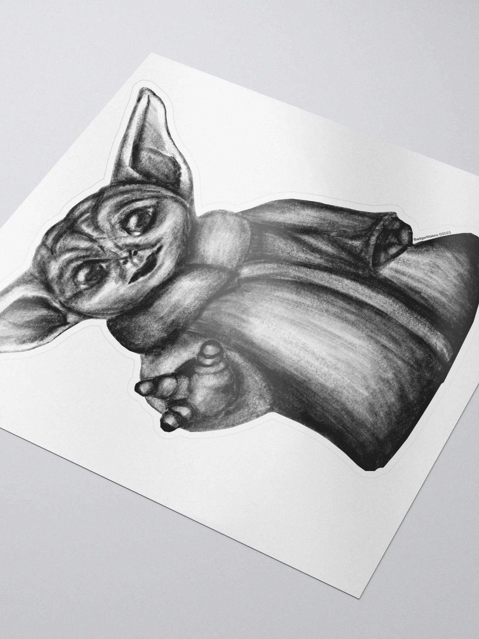 Alien Sketch Sticker product image (3)
