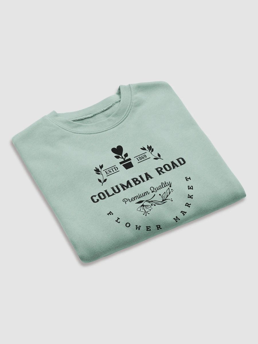 Columbia Road Market Midweight Fleece Crop Sweatshirt (Blue) product image (7)