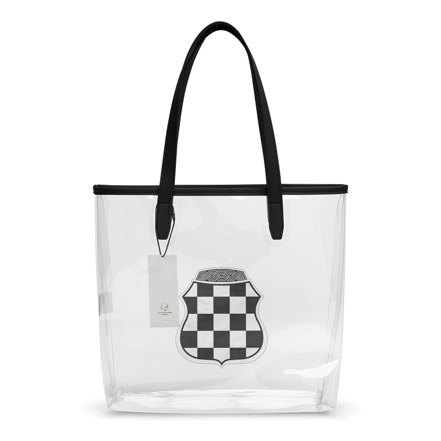 Checkered Guardian Clear Tote Bag product image (2)