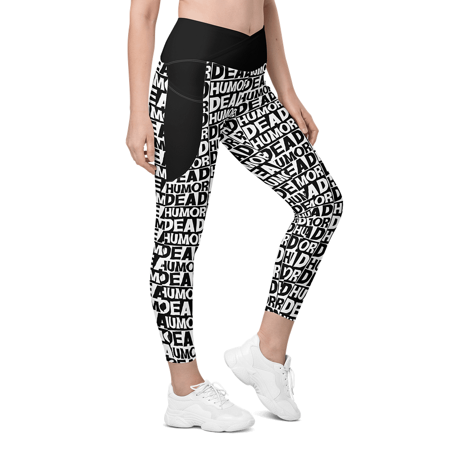 Checkerprint Crossover Leggings product image (5)