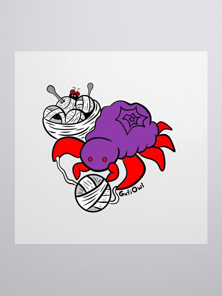 Knitting Spider Sticker product image (1)
