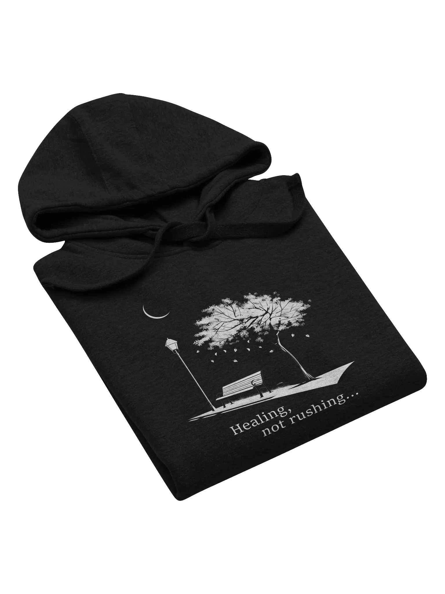 Healing, not rushing Front Printed Hoodie product image (5)