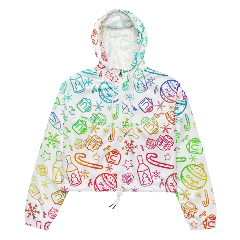 Limited Edition Christmas Rainbow Crop Windbreaker product image (8)