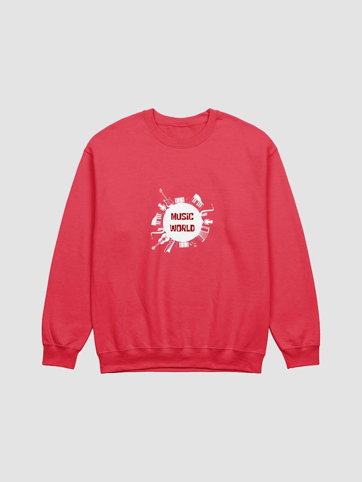 Music World | Instrument-Themed Soundwave Crewneck Sweatshirt product image (1)