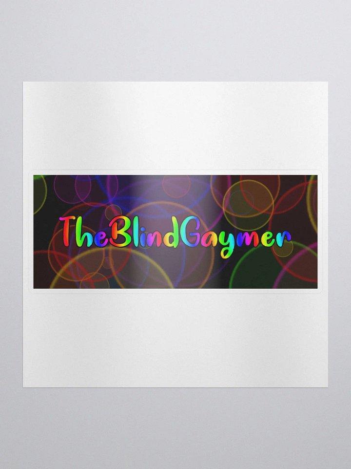 TheBlindGaymer Sticker product image (1)