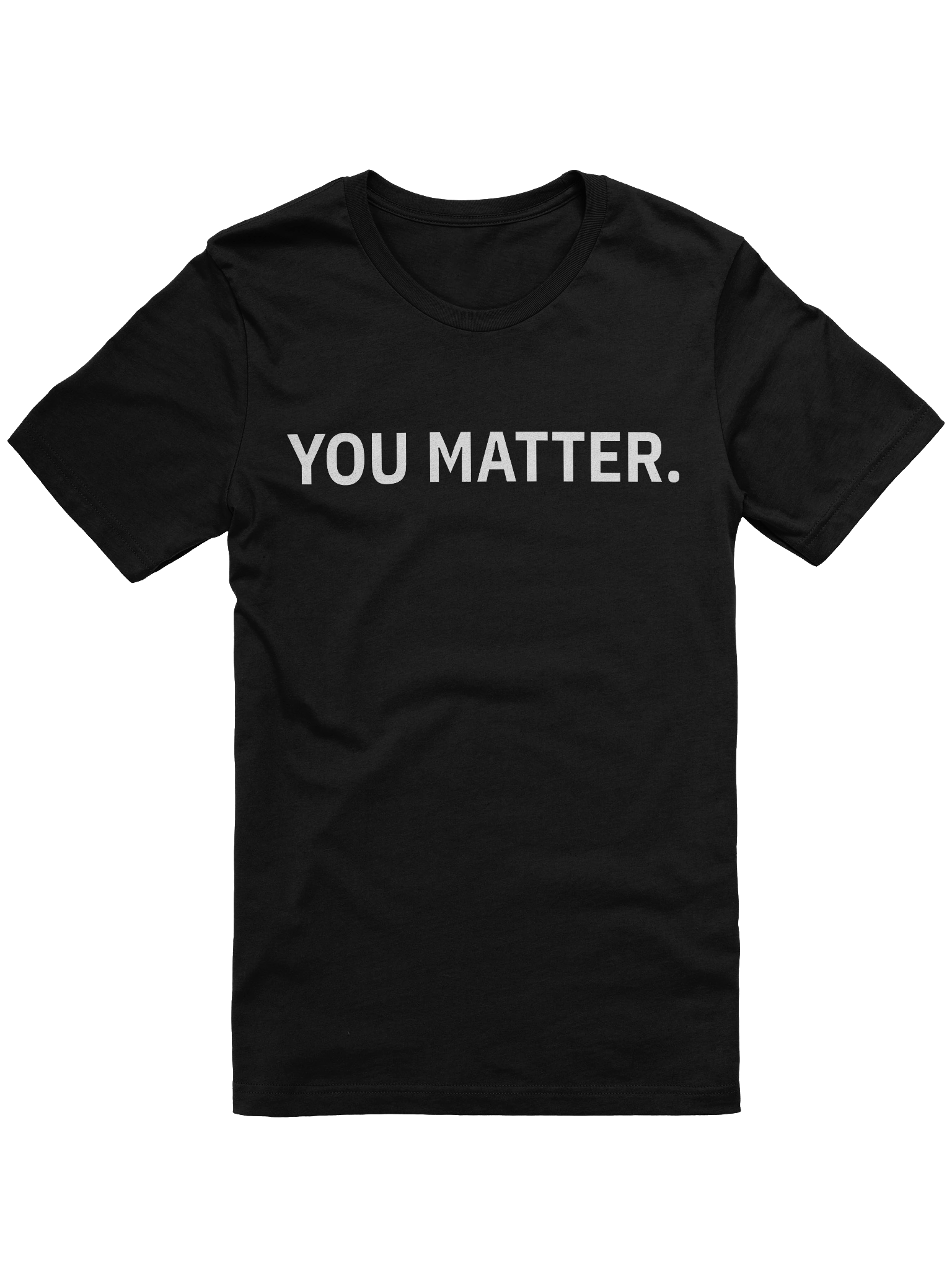 You Matter Tee Double Sided Black product image (1)