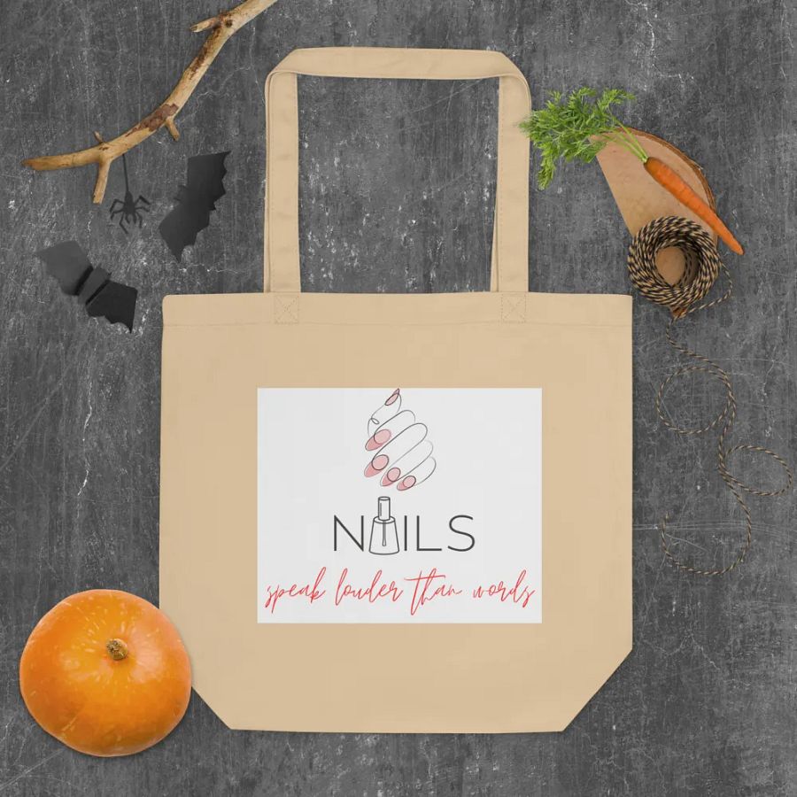Nail Speak Louder Tote: Eco-Friendly Fashion Statement product image (5)