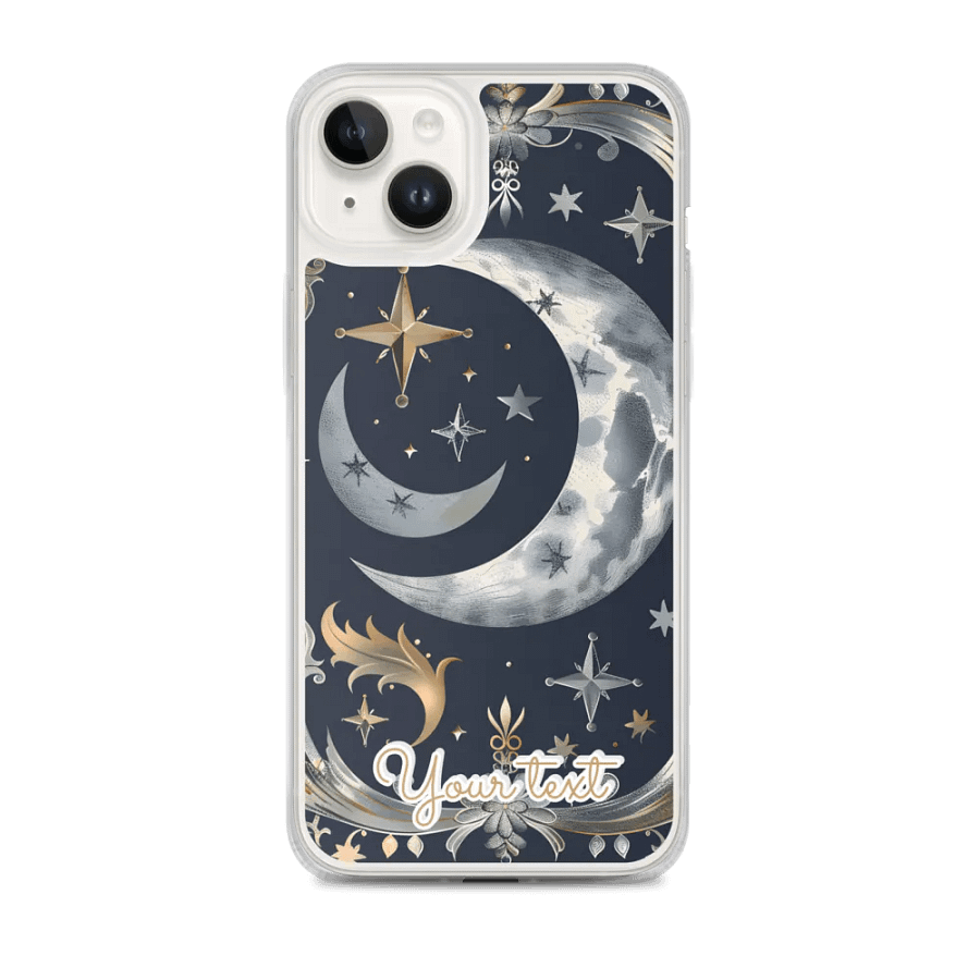 Celestial Crescent Moon iPhone® MagSafe® Clear Case product image (1)