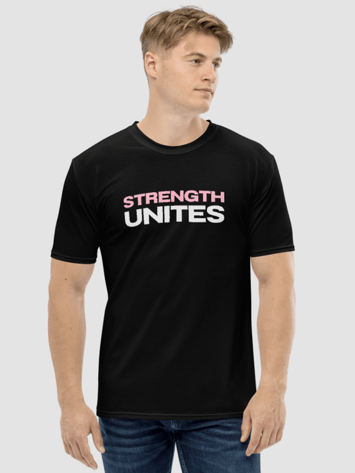 Breast Cancer Awareness: Strength Unites T-Shirt - Black product image (1)