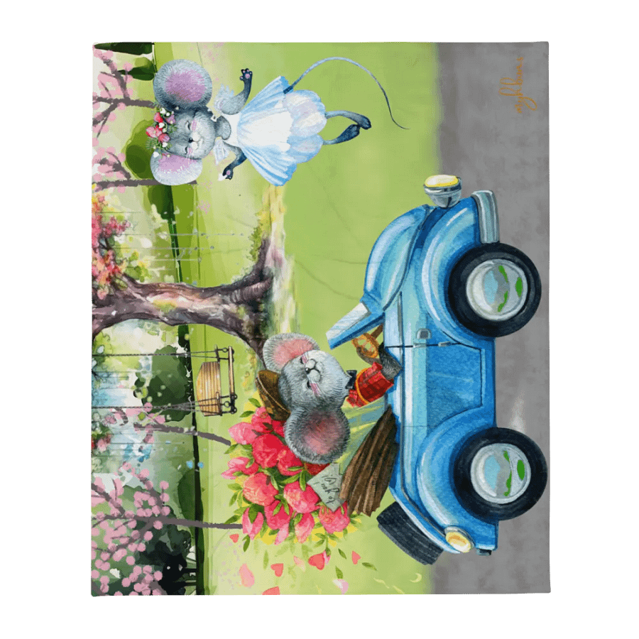 Love In Full Bloom Throw Blanket product image (13)