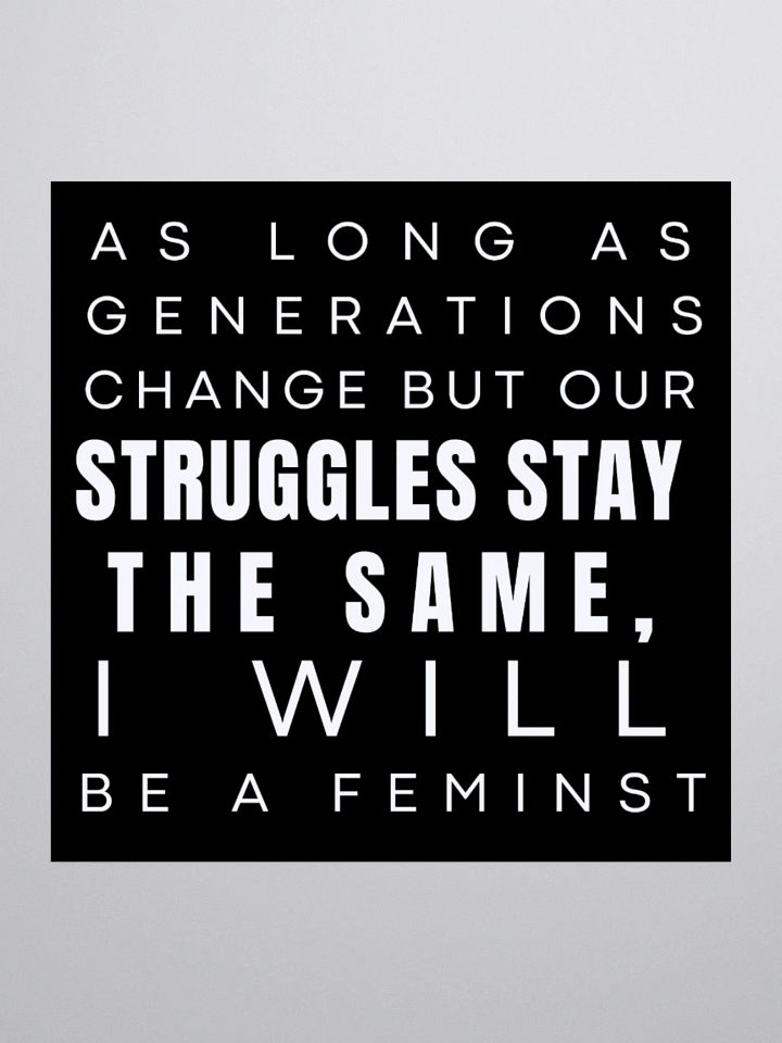 Generational Feminist Sticker. product image (3)