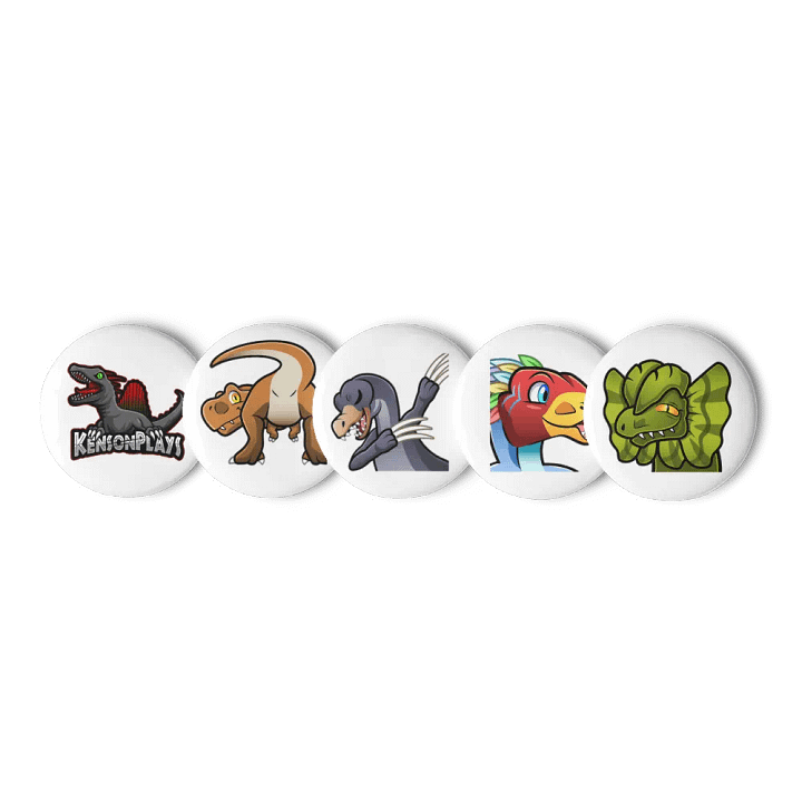 Dino-mite Dinosaur Pin Set #1 product image (3)