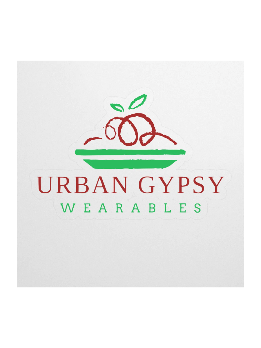Urban Gypsy Apple on Plate Kiss Cut Stickers product image (1)