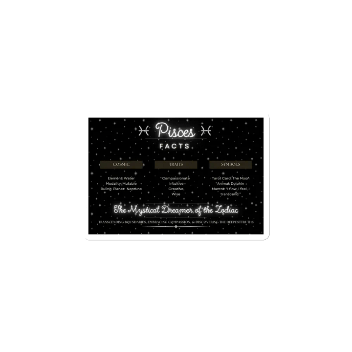 Pisces, Attributes , Magnet product image (2)