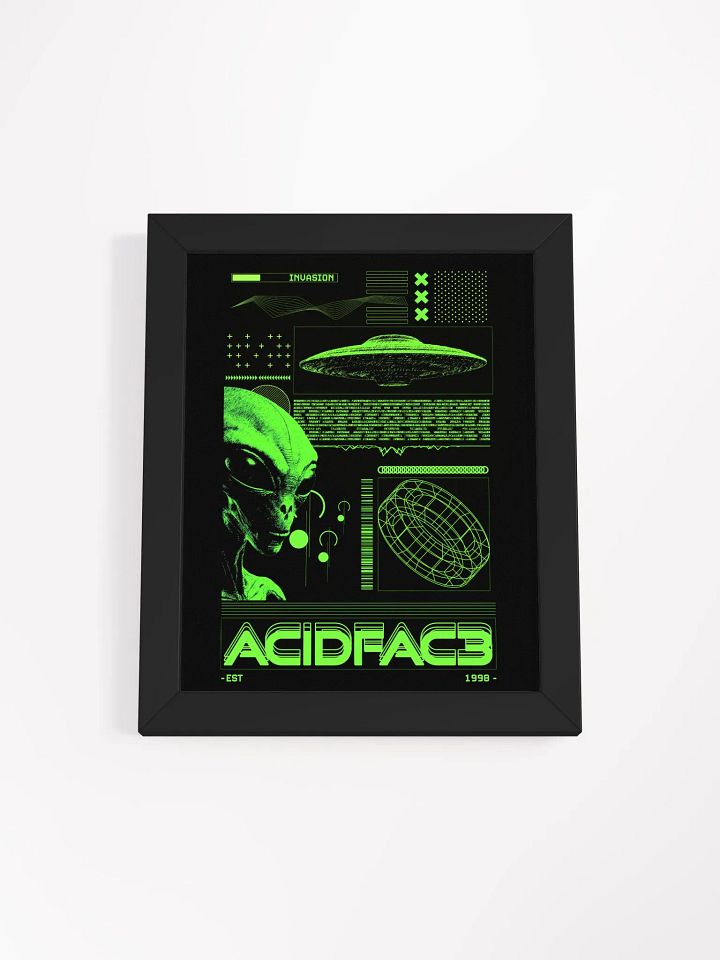 Framed alien invasion poster product image (10)
