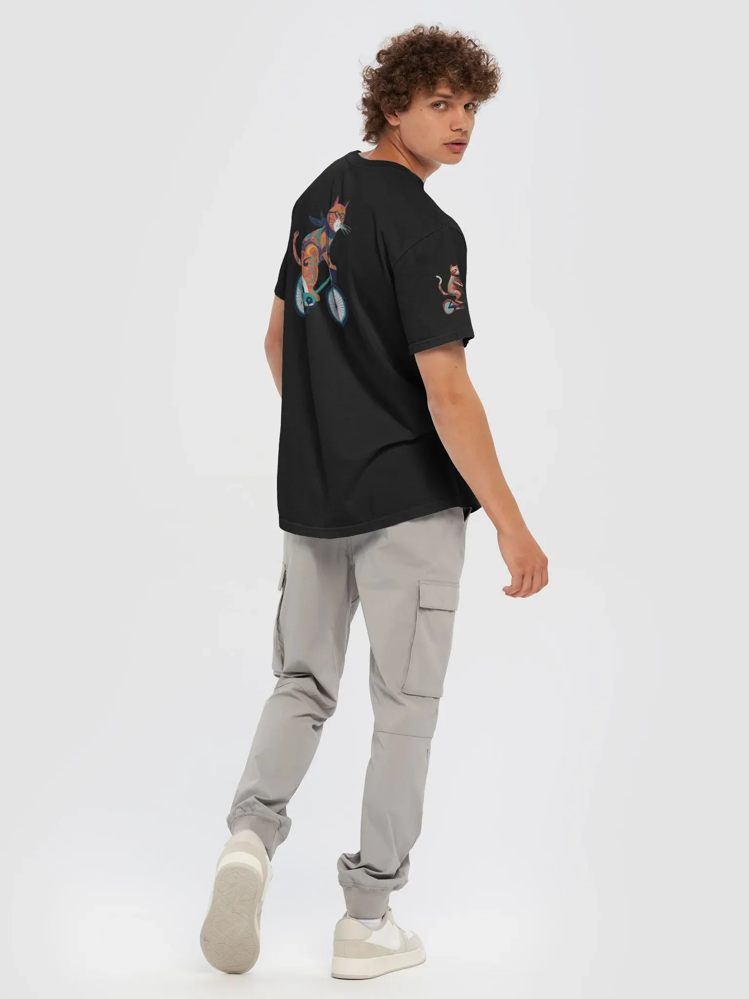 Abstract Cats Riding a bike product image (72)