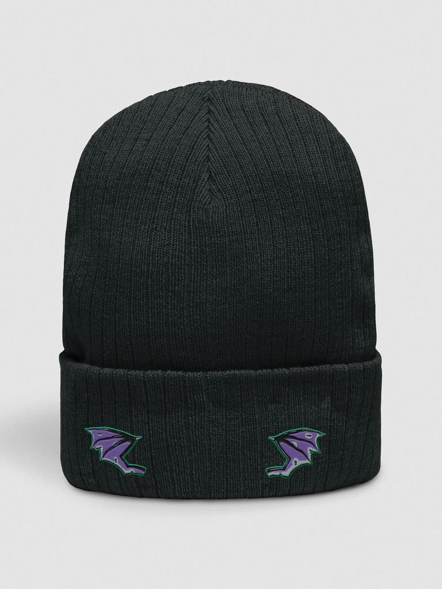Bat Wingalings Black Knit Beanie product image (1)
