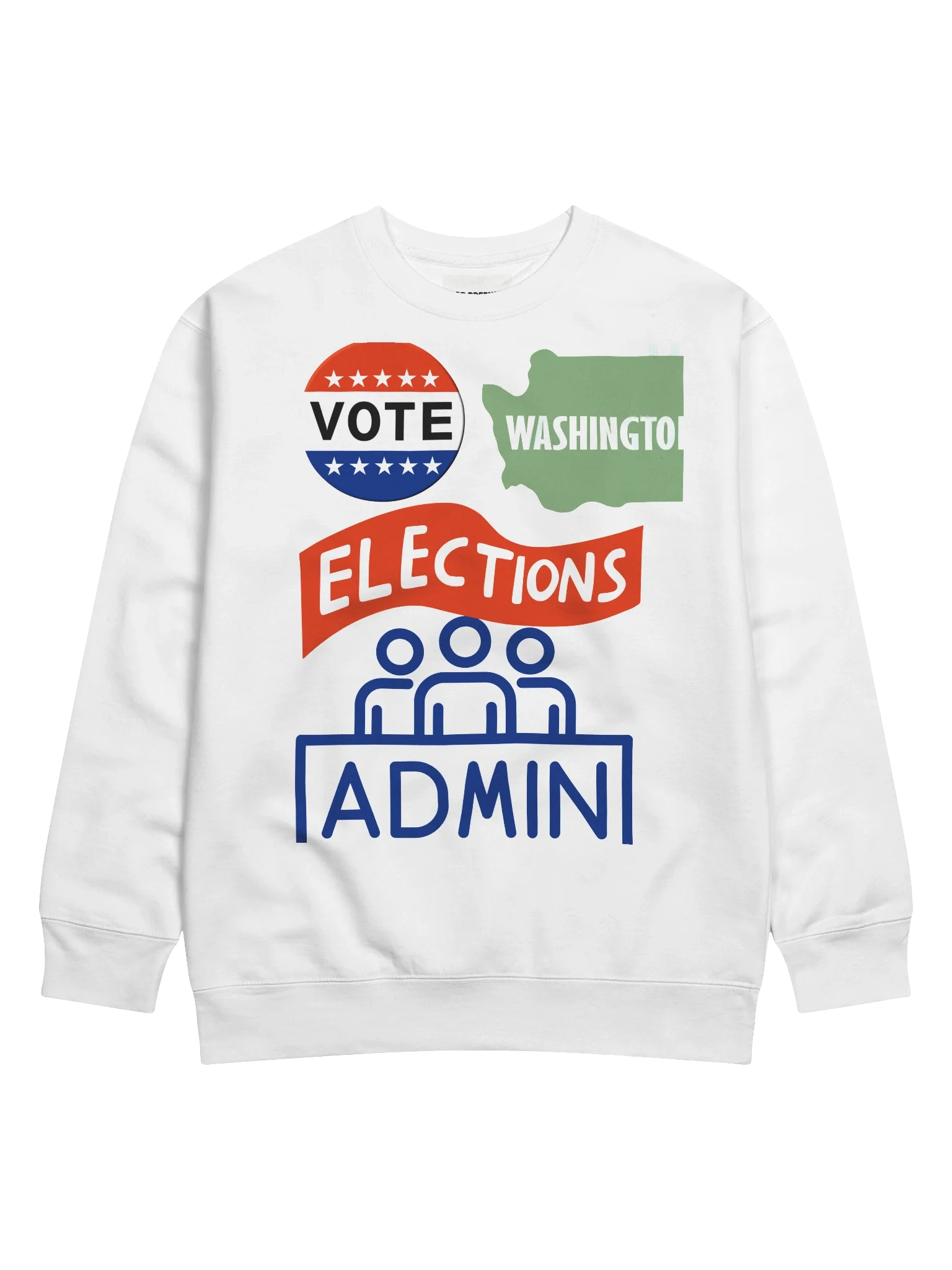 WASHINGTON ELECTIONS TEAM Premium Cotton Sweatshirt product image (1)