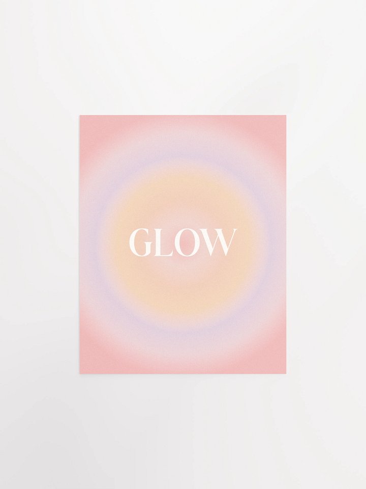 Glow Gradient Grain Poster product image (2)