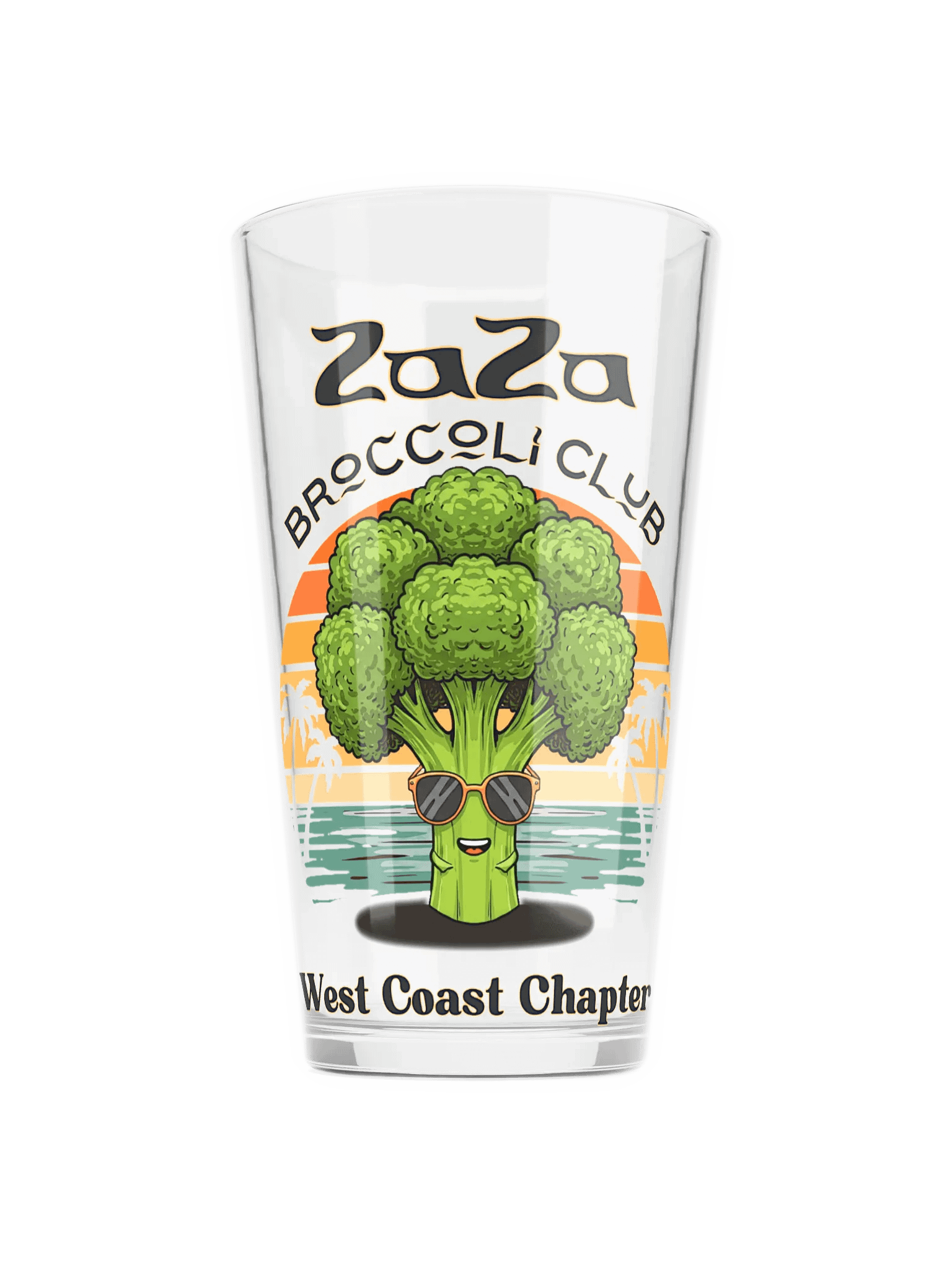 ZaZa Club West Coast Pint Glass product image (1)