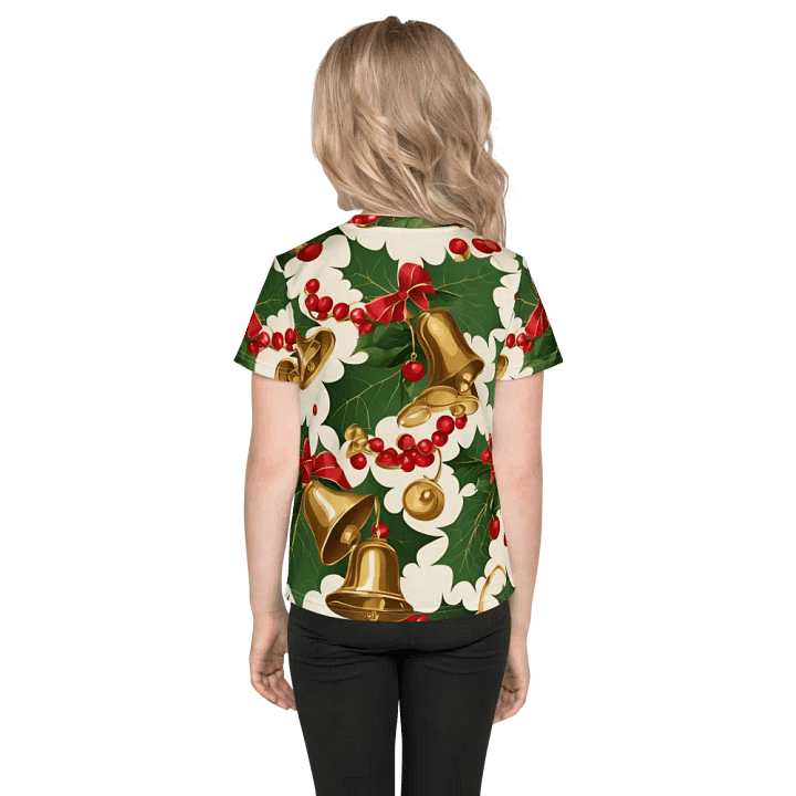 Festive Bells and Berries Kids T-Shirt product image (2)